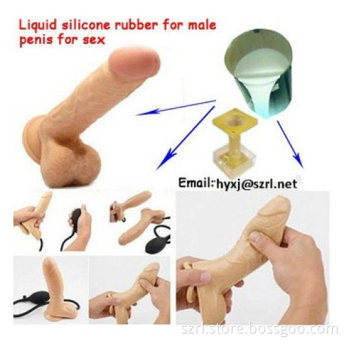 silicone rubber for male sex organ